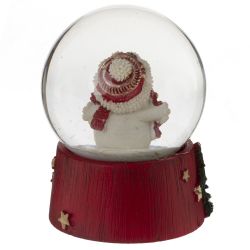 GAEM Фигурка декоративная "Снеговик" в стекл шаре, L6,5 W6,5 H8,5 см, 2в.