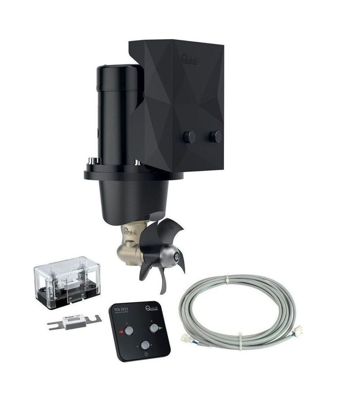 Подруливающее устройство Quick, D125mm, 40KGF, 12 В, (TCD2022 - TCDEX06 - NO TNL)