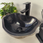 Раковина из речного камня RS-64986 38*33*15 0855