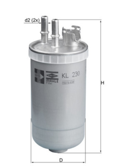 KNECHT - KL230-KNE - Fuel Filter