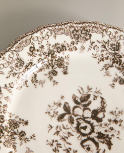 Zara Home тарелка десертная из фаянса, цвет синий, 21.5 см · 2460/202