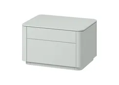 Тумба прикроватная Tammi 2 ящика ширина 60 см (светло-серый)