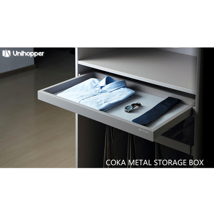 Выдвижная полка Unihopper в базу 600мм c доводчиком, Coka