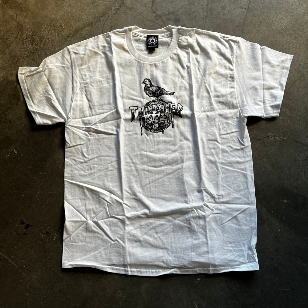 Футболка Thrasher Cover The Earth White