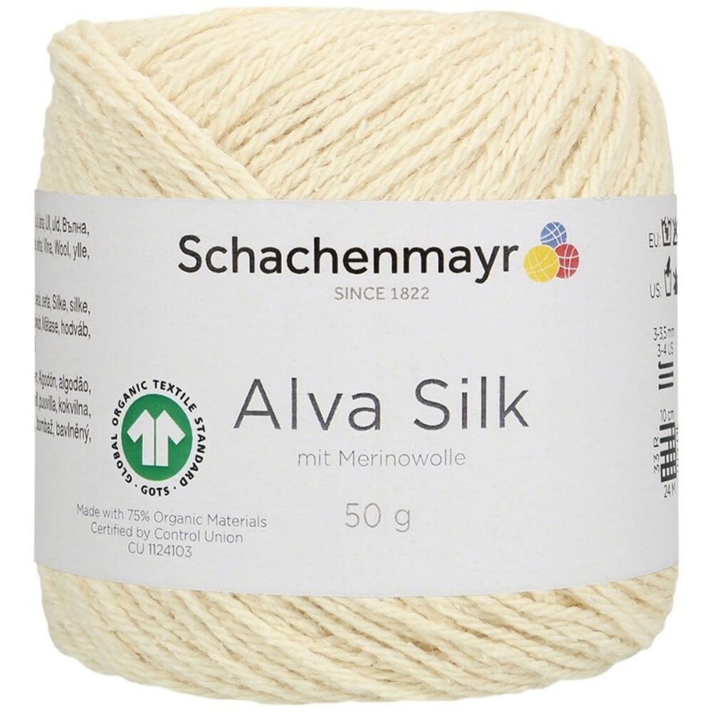 Пряжа Schachenmayr Alva Silk (02) Пряжа Schachenmayr Alva Silk (02)