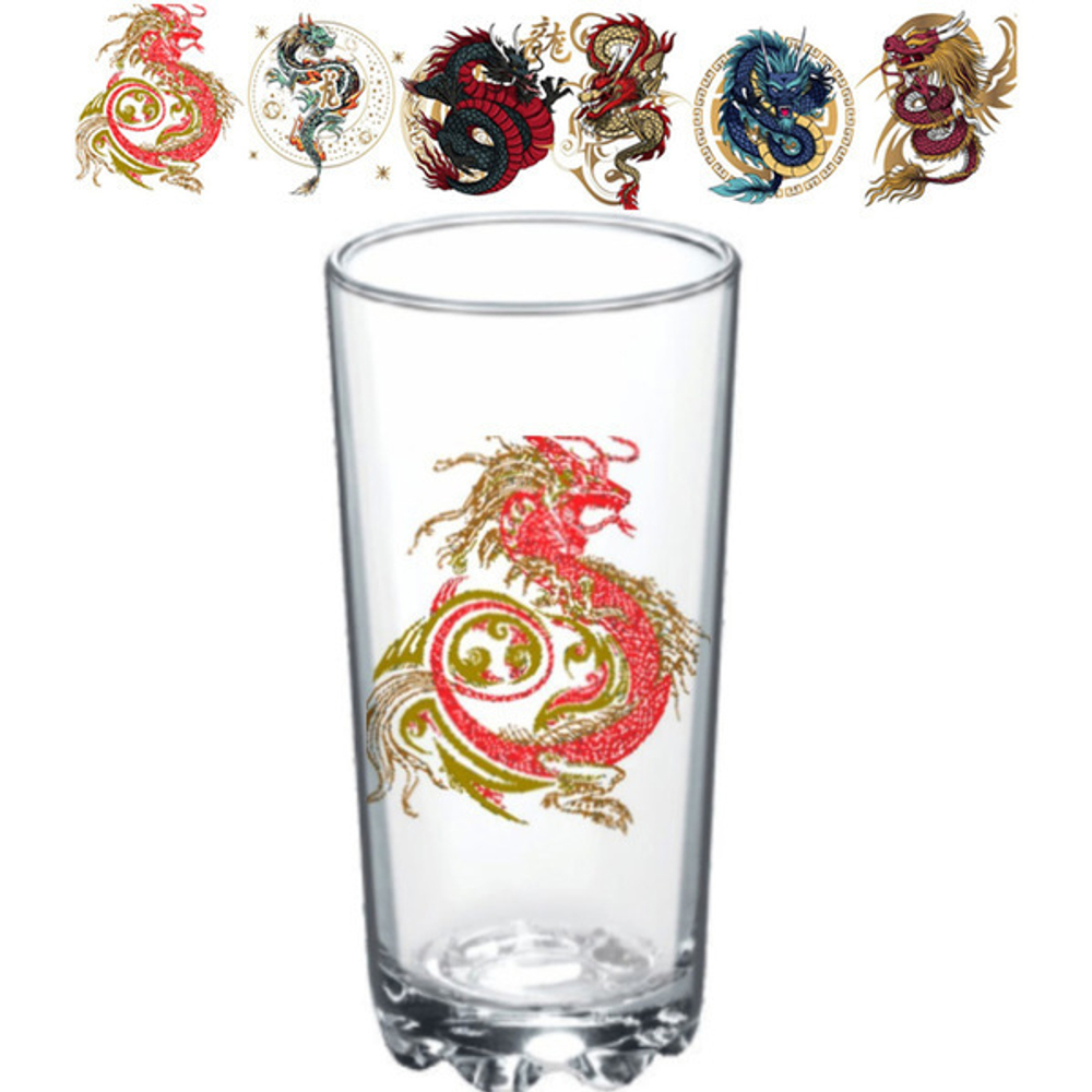Стакан 280мл «Античный Китай» 6 видов