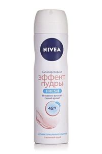 ДЕЗОДАРАНТ NIVEA СПРЕЙ ЖЕНСКИЙ ЭФФЕКТ ПУДРЫ 150МЛ