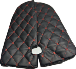 Чехлы на козырьки Лада Веста Vesta(красная нить Бабочка)