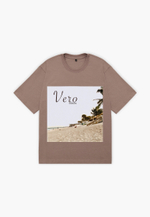 Футболка оверсайз (темно-бежевый) - Vero