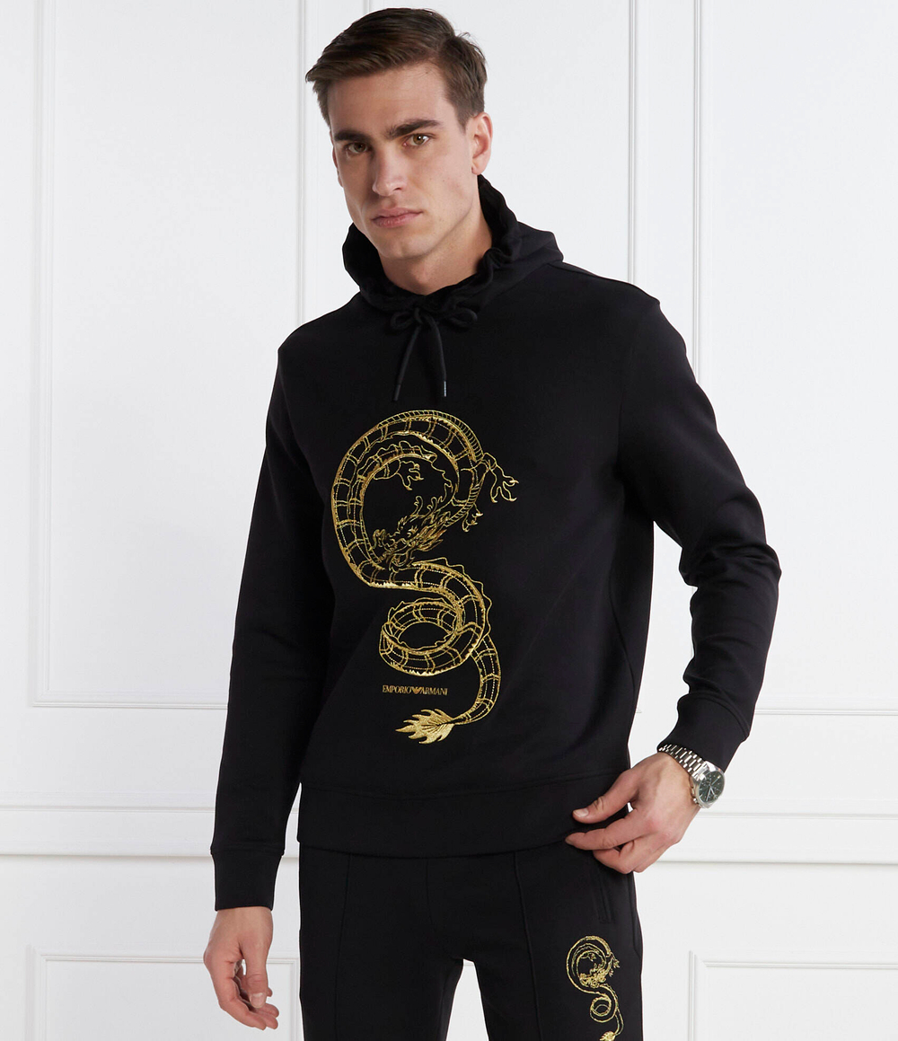 Худи Emporio Armani - черный(EM000004 AF10013)
