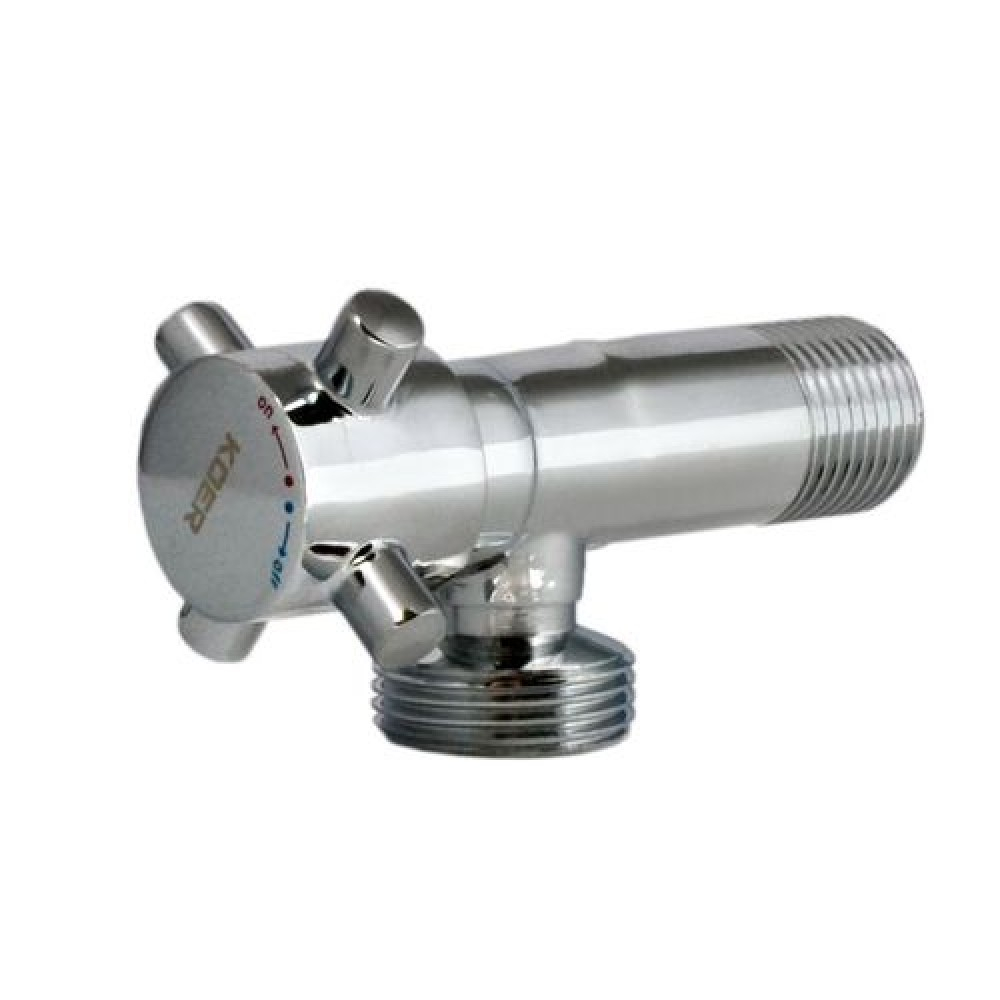 Кран стирал. 1/2"х 3/4" KOER (№517) (крест. ручка)