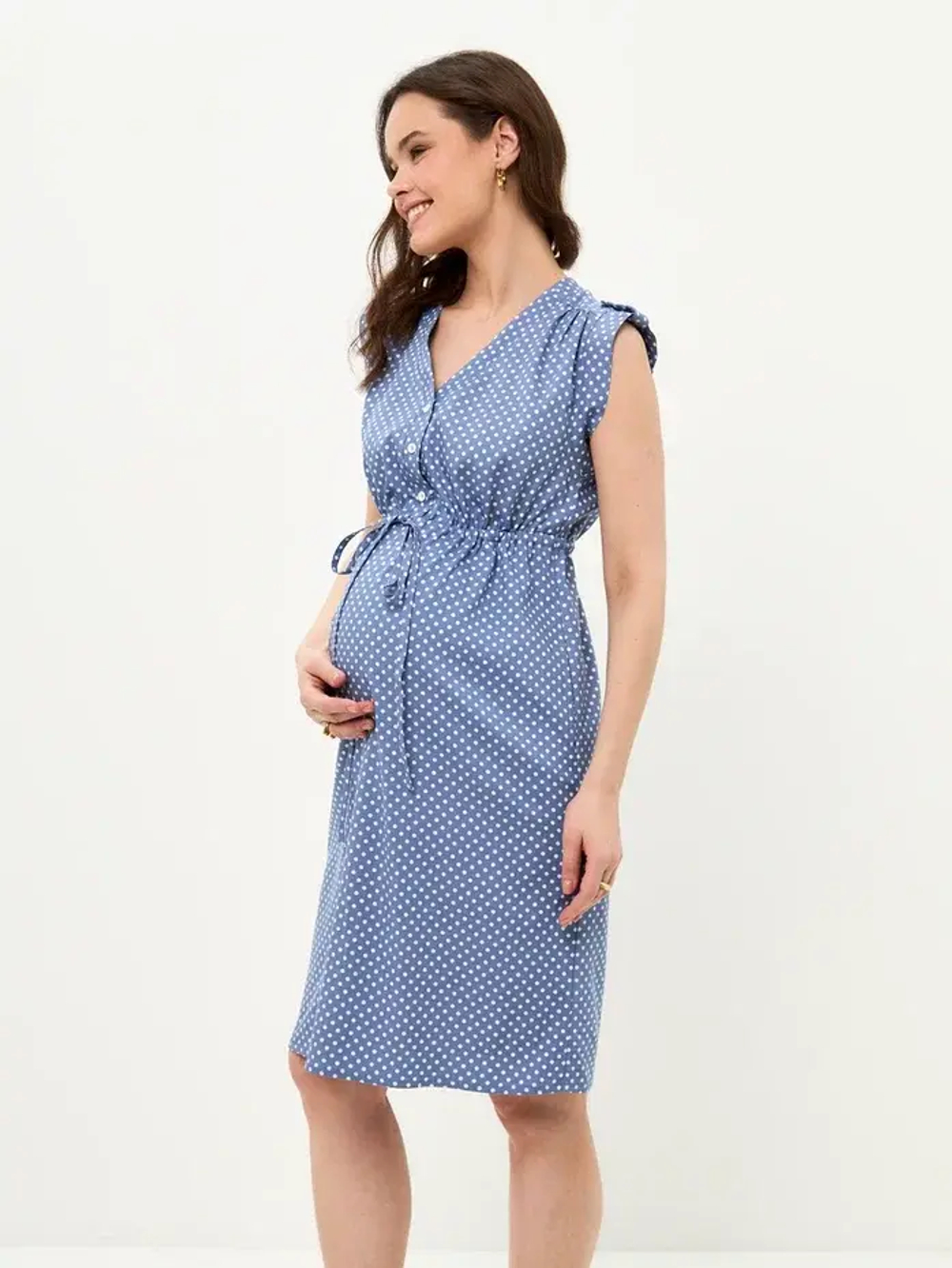 Платье-рубашка "Горсия" для беременных и кормящих мам