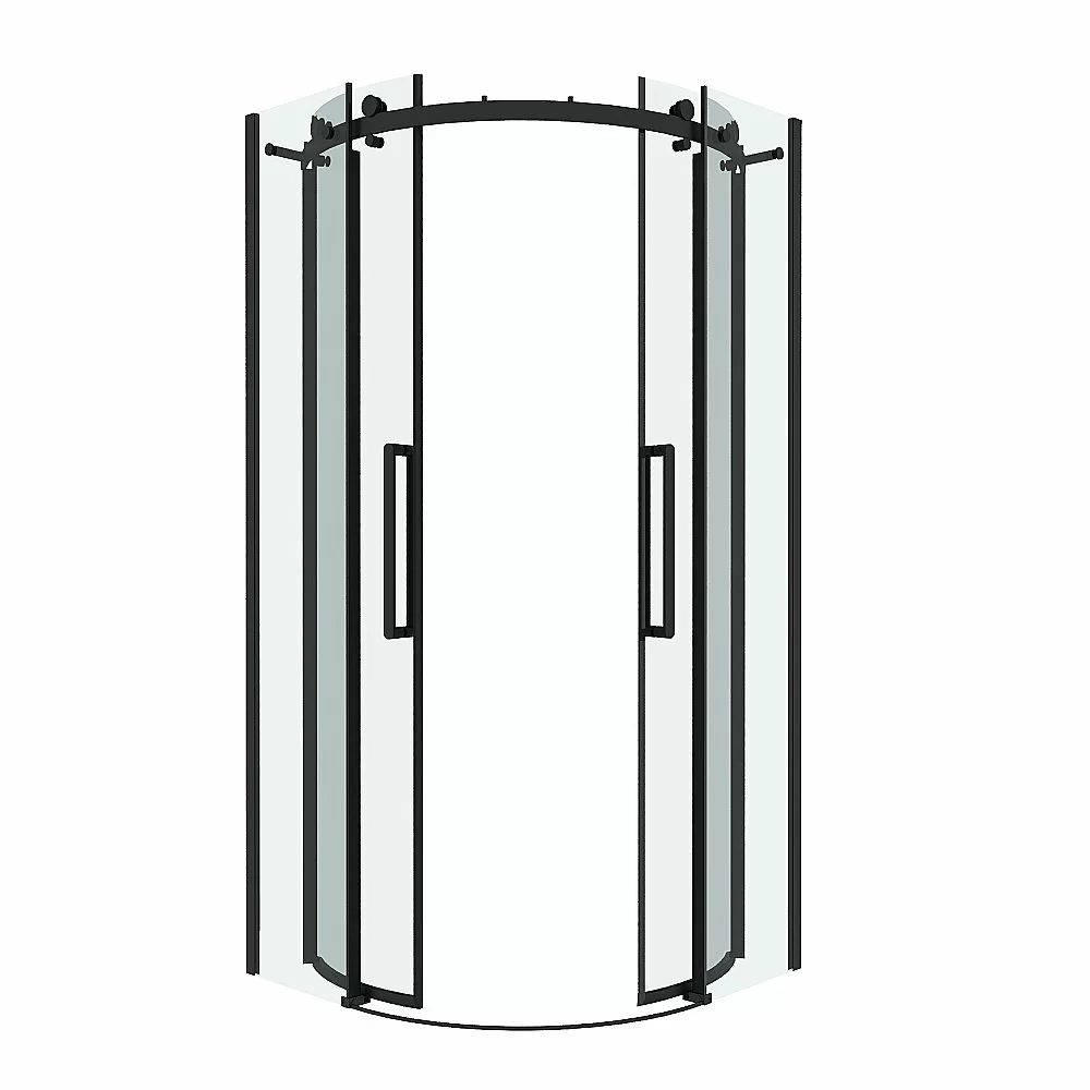Душевой уголок Grossman Classic 301.K33.04.1010.21.00 100x100 стекло прозрачное/профиль черный матовый