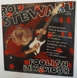 Винтажная виниловая пластинка Rod Stewart Foolish Behaviour (Germany 1980)