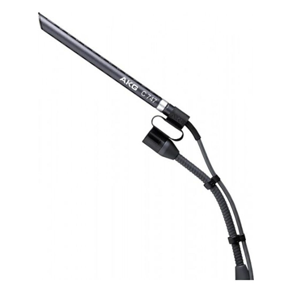 AKG C747V11 компактный конденсаторный микрофон 'Pen Type', гиперкардиоидиоидный, с креплением мини-Gooseneck.