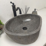 Раковина из речного камня RS-61953 (52*42*15)
