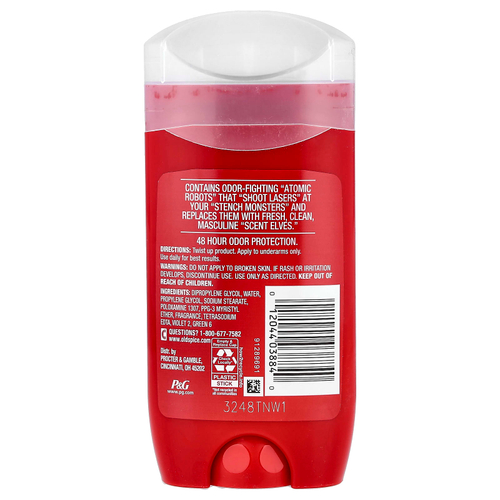 Old Spice, High Endurance®, дезодорант, свежесть, 85 г (3 унции)