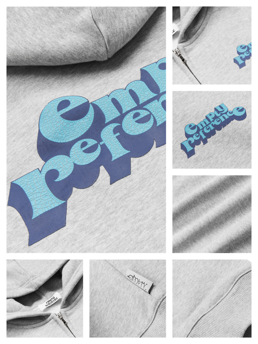 [FROM MOSCOW] Худи ER Cropped Zip-Hoodie