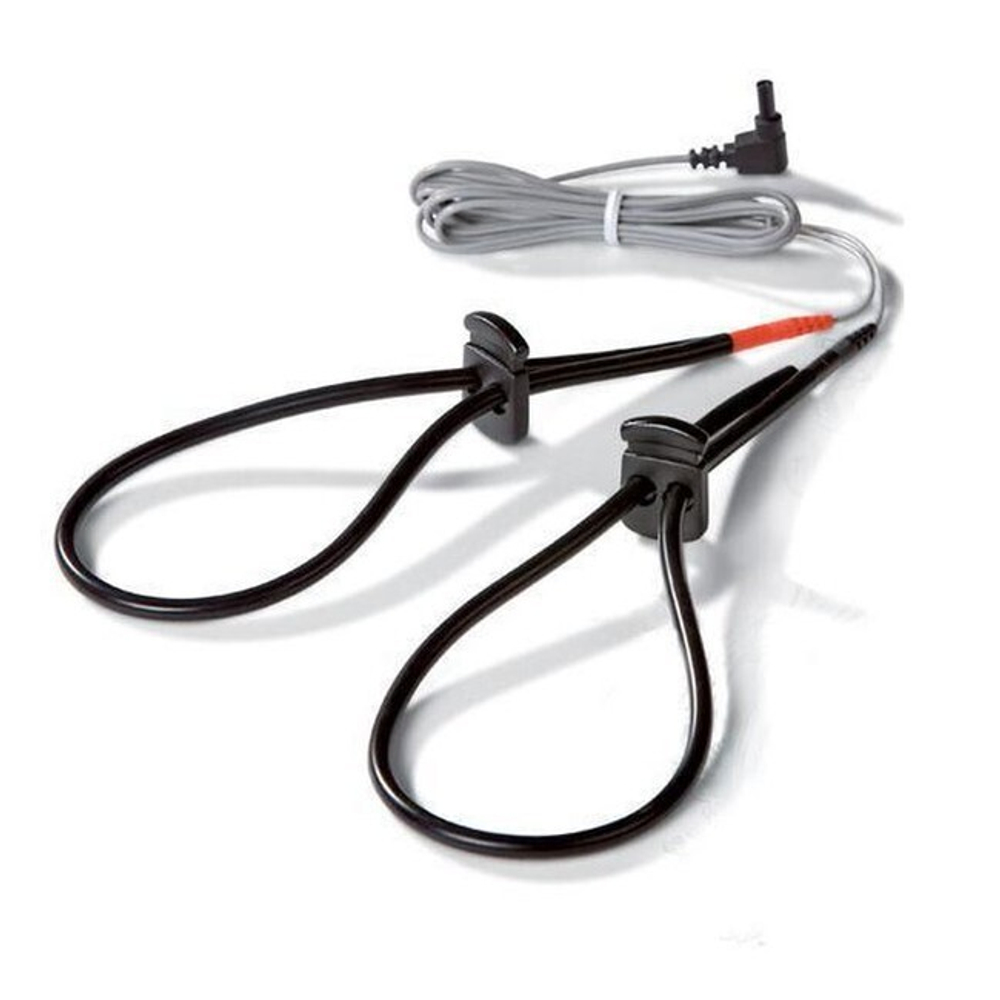 Лассо на пенис и мошонку с электростимуляцией Rodeo Robin черные (Цвет: черный)