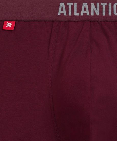 Трусы мужские боксеры (5шт), Atlantic 5SMH-004, каберне + серый меланж + изумрудный + черный + темно-голубой