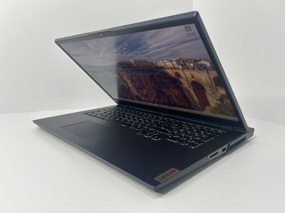 Ноутбук Lenovo Legion 5 17ITH6H (82JM002WRU) 17.3"/Intel Core i5 11400H/RAM 16 GB/SSD 512 GB/nVidia GeForce RTX 3060 6 GB/1920x1080/IPS 144Hz/Windows 11/Подсветка кл-ры:LED/черный. Состояние: C1