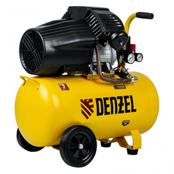 Компрессор воздушный DCV2200/50, прямой привод, 2.2 кВт, 50 литров, 380 л/мин Denzel