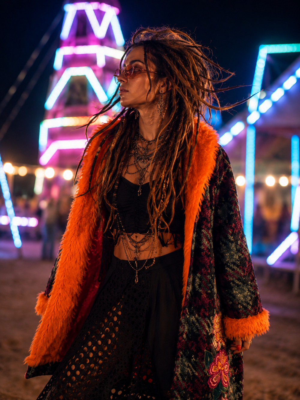 Фестивальное пальто в стиле boho