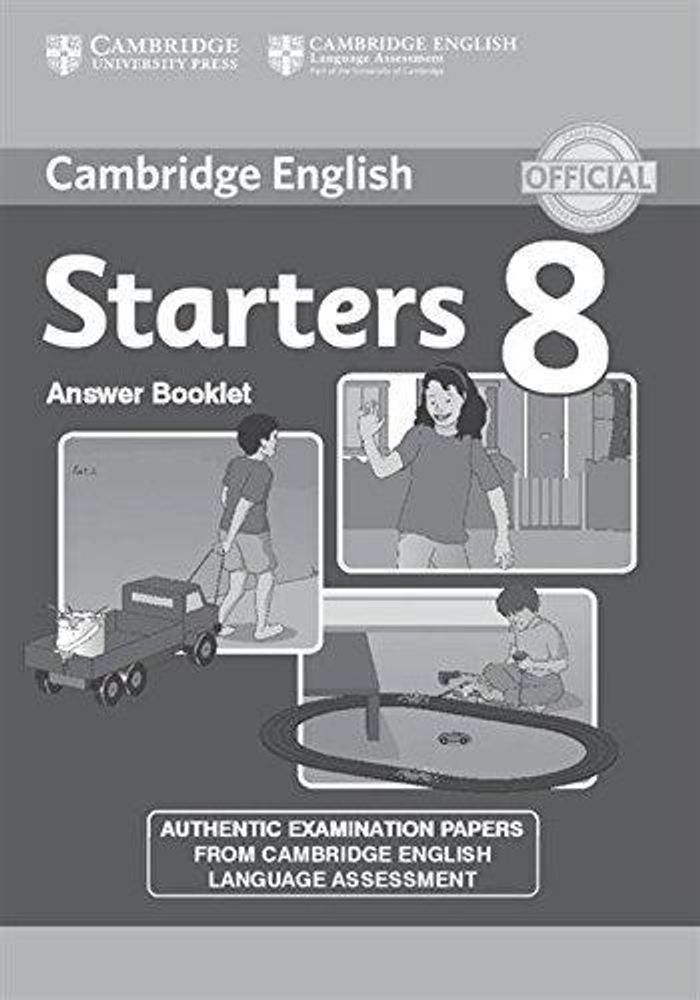 C Young Learners Eng Tests 8 Starters Answer Booklet