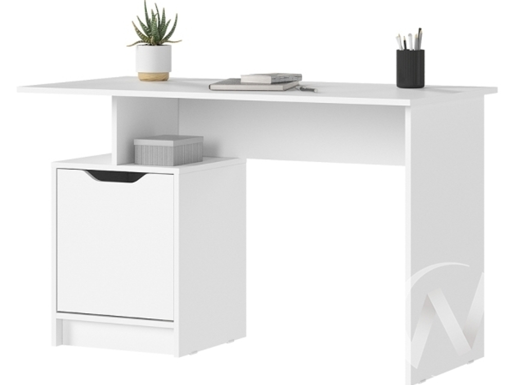 Стол письменный СТ 01 МС Руна (белый/белый)