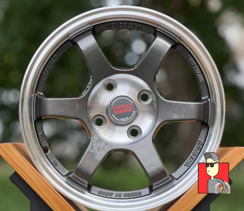 Комплект дисков Rays TE37 15x6.5 et35 4x100