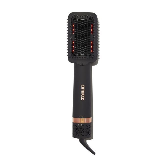 Amika Фен-щетка для волос Double Agent 2-In-1 Straightening Blow Dry