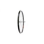 Колесо заднее 27.5" TRIX, профиль алюминиевый, двойной, 36H, фрезерованный, 584х19,4/25х21,4мм, A/V, анодированный, черный, втулка стальная, V-br, под трещотку, гайки, серебристая, спица серебристая