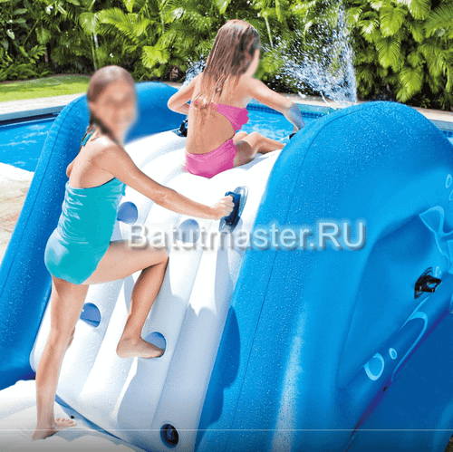 Модульная горка «Волна» для бассейна, 3×1,8×1,8 м