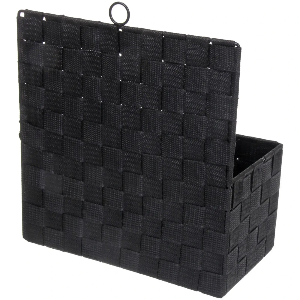 Органайзер настенный для хранения «ФАРТЕГО», цвет черный, 29*15*28см (лейбл Селфи)