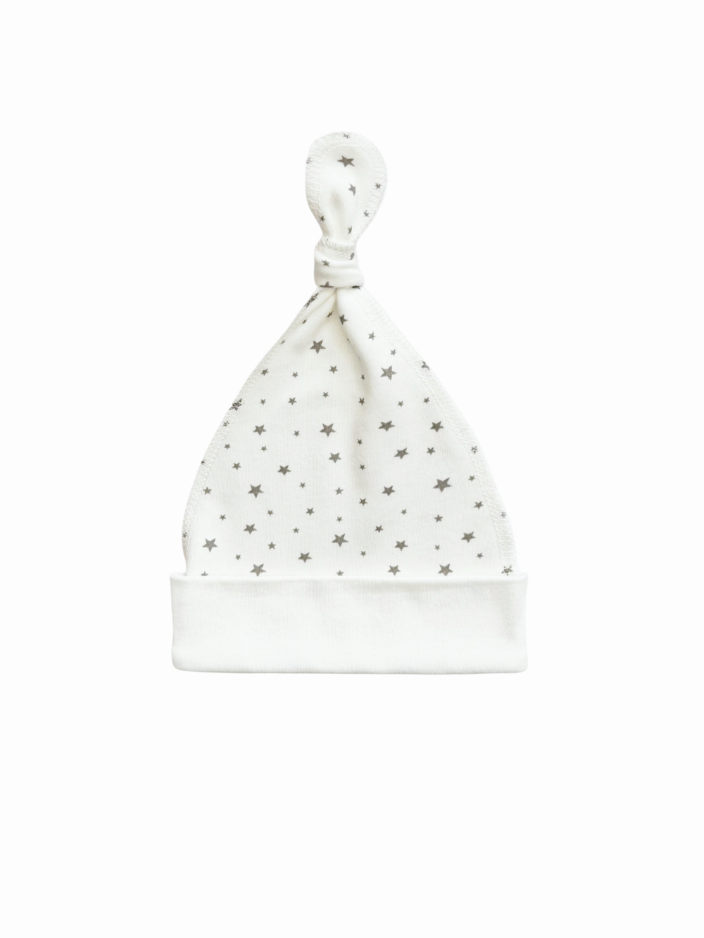 Шапочка-узелок (утепленная) Звездочки gray