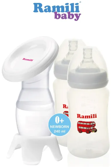 Молокоотсос ручной Ramili MC200240MLX2 с двумя бутылочками
