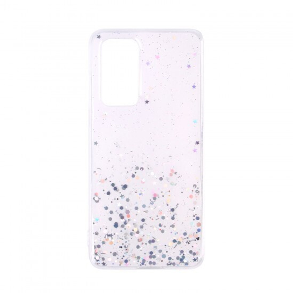 Чехол ТПУ с блестками для Huawei P40, 011057 Белый
