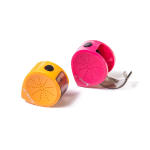 Точилка пластиковая Yalong, 1 отверстие, с контейнером, с кнопкой, цвет ассорти, картонная коробка