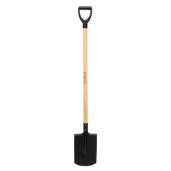 Лопата прямоугольная, 200х284х1340 мм, деревянный черенок с пропиткой, Россия Сибртех