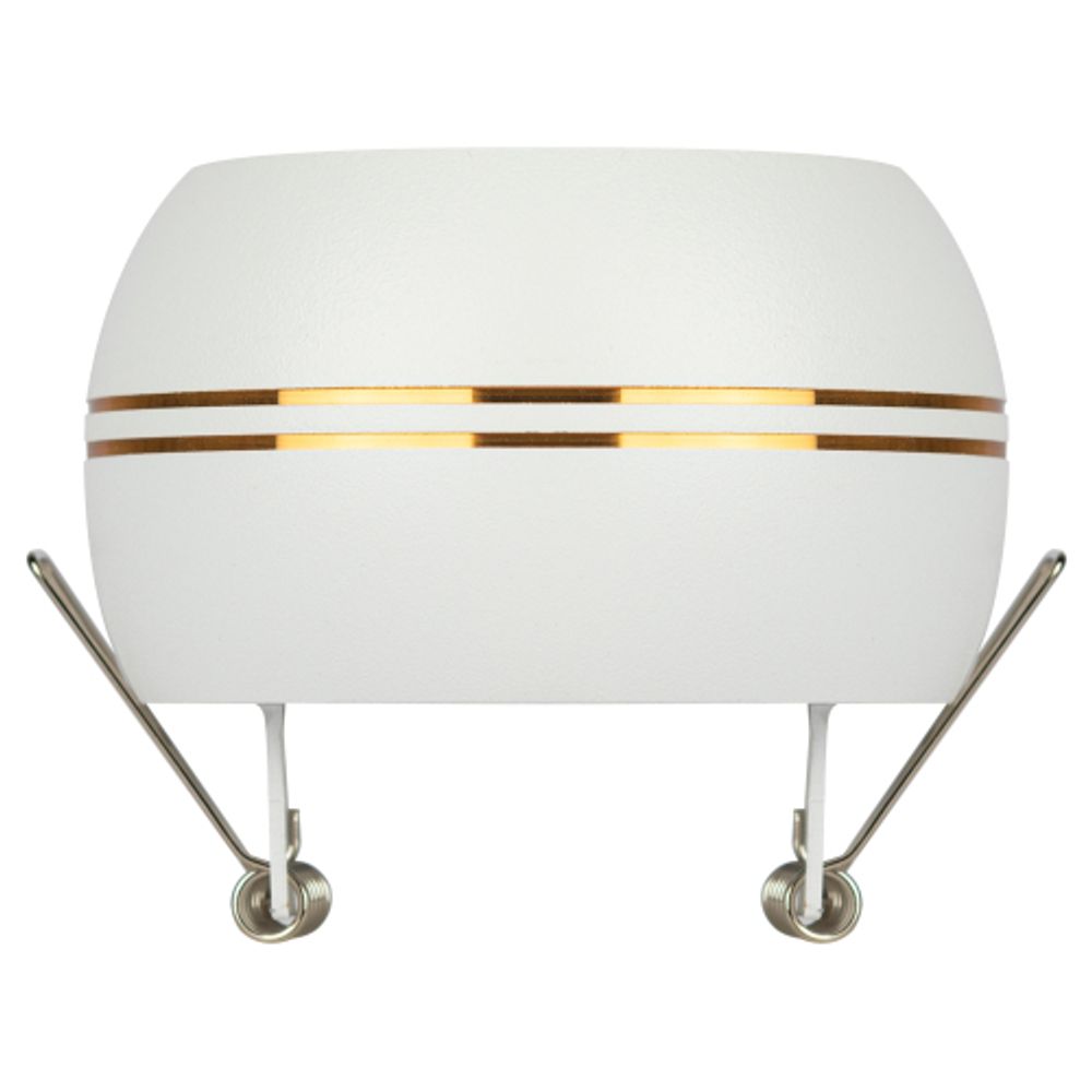 Встраиваемый светильник под лампу GX53 ЭРА KL81 WH/GD белый/золото | Встраиваемые светильники Для ламп GX53