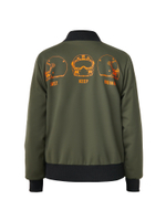 Бомбер JUST KEEP RIDING, хаки