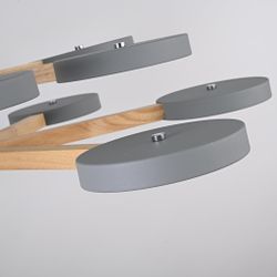 Люстра на штанге TURNA DBL L12 Gray