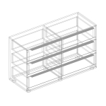 Комод с 6 ящиками Стил