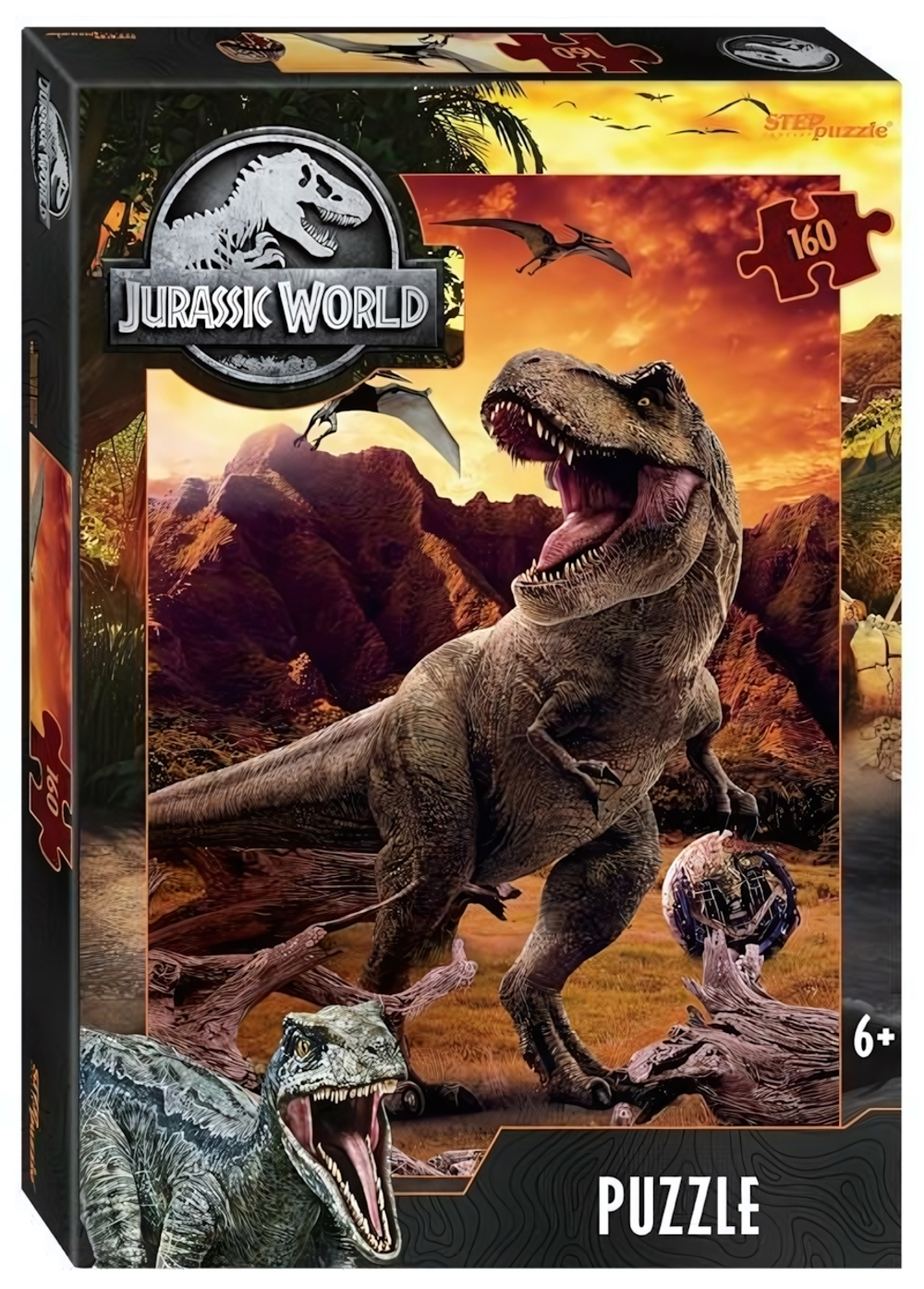 Пазл 160эл. "Парк юрского периода" (Universal Pictures) (Степ пазл)