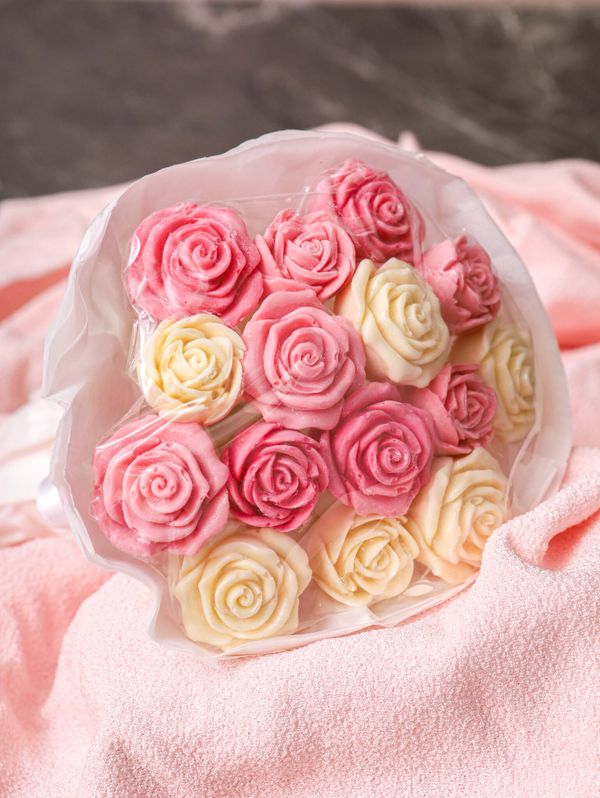 Букет из 15 сладких роз