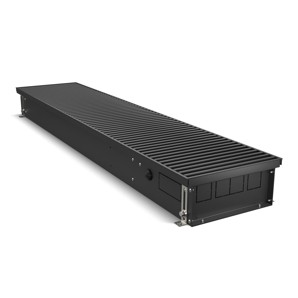 Конвектор внутрипольный Royal Thermo ATRIUM TURBO-110/250/2100-DG-U-BL
