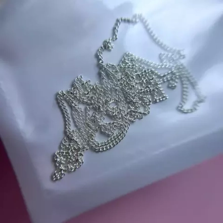 Цепь для маникюра 0,8 мм серебро (50 см), 1779