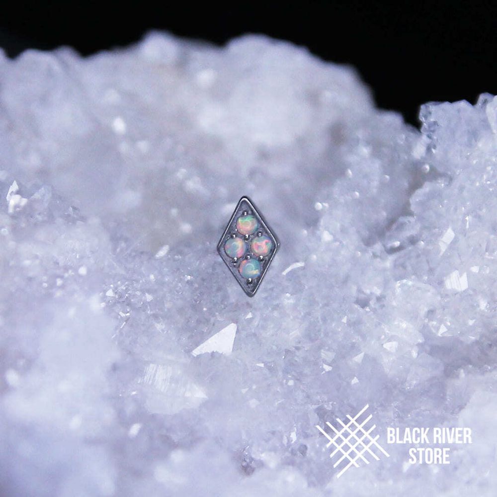 Diamond 2L Cross Opal #17
