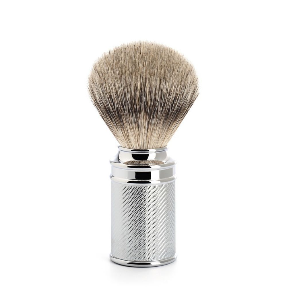 Помазок MUEHLE TRADITIONAL, барсучий ворс высшей категории Silvertip, хром (091 M 89)