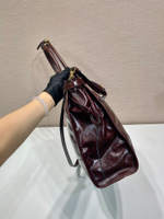 Prada Extra Large Leather Handbag 42 cm